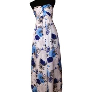 Eva Brazzi Maxi Floral Formal Dress
